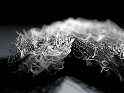 Fibers tech study #2 3d c4d hair