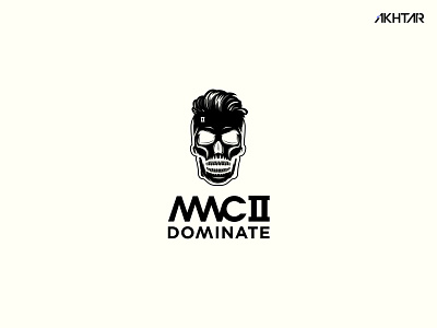 MWCII Dominate logo 3d agency logo animation branding c logo design flat graphic design icon illustration logo m logo minimal motion graphics mwc logo roman logo skull logo ui vector w logo