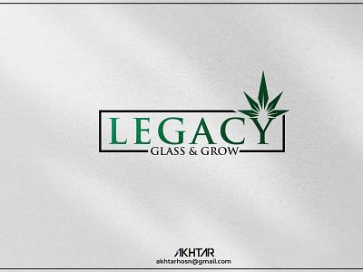 Legacy Glass & Grow Logo