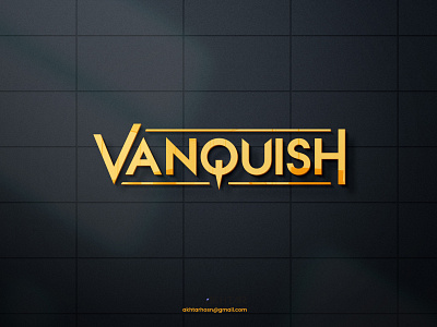 Vanquish Logo Design branding design dribbble logo financial logo fitness logo flat graphic design gym logo icon illustration logo minimal minimal logo real estate logo ui upwork logo vector