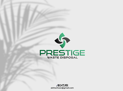 Prestige Waste Disposal Logo brand branding creative design design dribbble fiverr logo flat graphic design icon illustration logo minimal ui upwork vector website logo wordpress