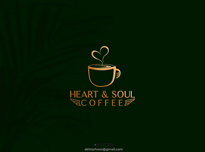 Heart & Soul Coffee logo branding design flat graphic design icon illustration logo logobrand logoinspirations logomaker logomarca logonew logoolshop logoplace logotipo logoxpose minimal psicologo ui vector