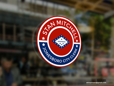 Stan Mitchell Political Logo sticker.