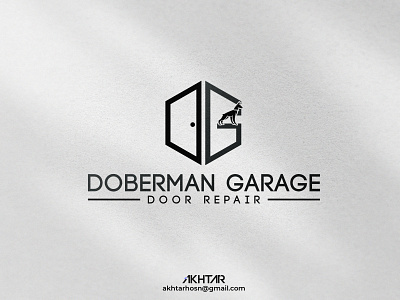 Doberman Garage Door Repair Logo