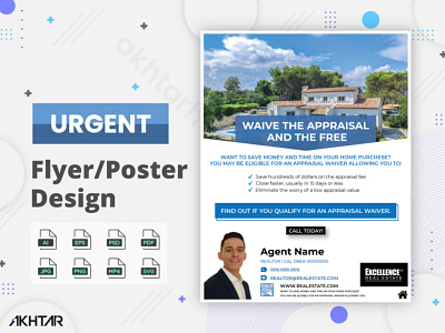 Real Estate & Property Flyer Poster Design