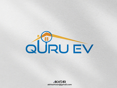 Quru EV logo design