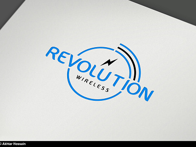Revolution Wireless Logo real estate logo designcrowd smart modeling tech logo ideas