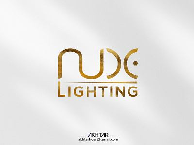 Nude Lighting reDesigned Logo luxury logo pro contact