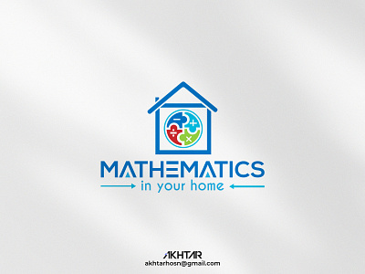 Mathematics In Your Home Logo b real estate logo logo design agency