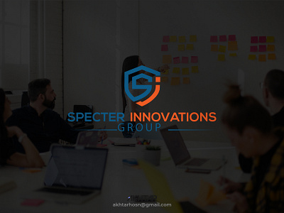 Si Specter Innovations Logo. branding design graphic design icon illustration logo minimal real estate property ui ux vector