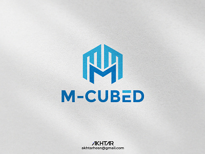 M-CUBED Startup Logo food beverage logo