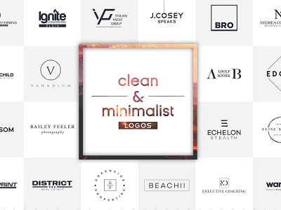 Clean & Minimalist Logos