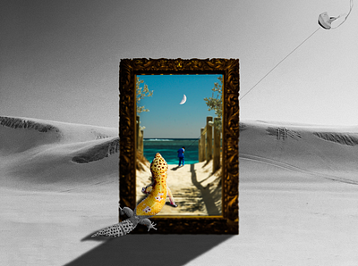 Window to Paradise composite digital art photoshop art