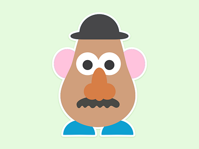 Sticker Mule Playoff - Mr Potato Head