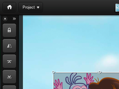 Action Menu action menu bar dark designer dock gui header icons menu navigation toolbar ui