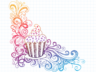 Cupcake doodle