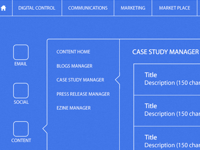 Blueprint themed wireframe blueprint wireframe