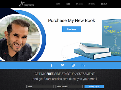 Artin's Book Pages branding design logodesign web webdesign wix wix website