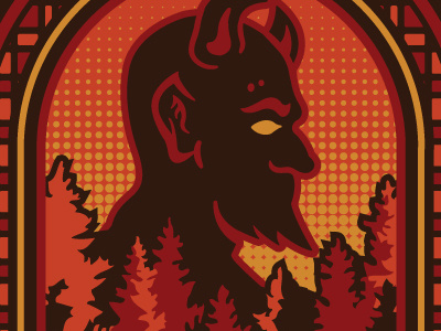 Highland Brewing Company 'Devils Britches IPA' - T-Shirt Design asheville beer craftbeer design illustration