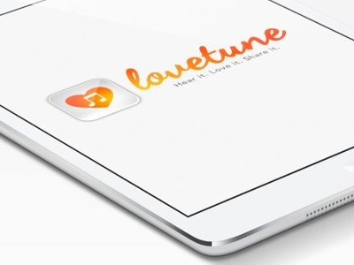 Lovetune App heart icon ipad logo lovetune mini music