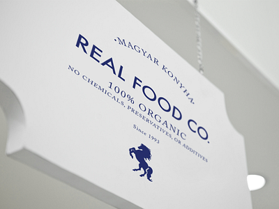 Real Food Co branding health logo
