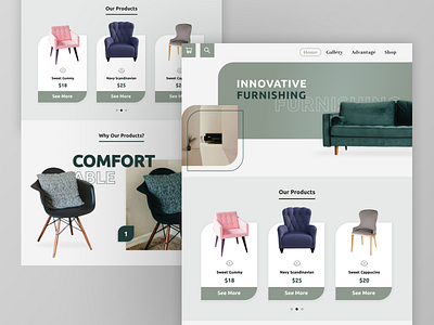 Furniture Web Design app design flat furniture furniturewebsite graphic design meubel meubelwebsite ui uidesign uiux ux uxdesign webdesign website websitedesign