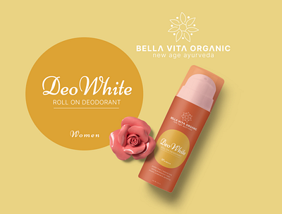 Bella vita deodorant product design | Recreated design bella vita deowhite bella vita design designing illustration packaging product designing recreated design redesign