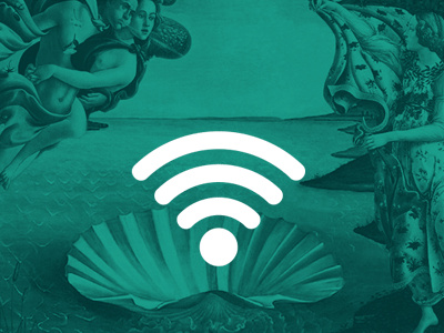 free wi-fi botticelli florence icon renaissance tempera venus wifi wireless
