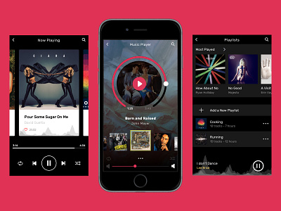 Soundify Music App app apple music sound ui user interface ux