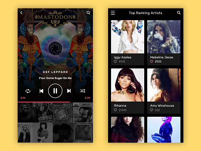 Soundify Music App app apple music sound ui user interface ux