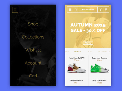 Gold Ecommerce UI KIT