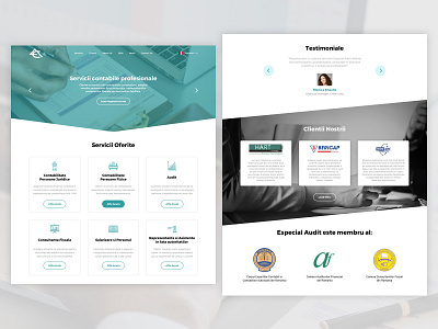 Especial Audit Landing Page accounting ecommerce financial services sketch ui user interface web
