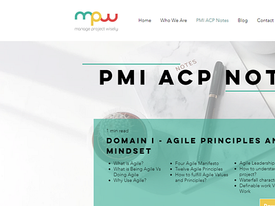 https://www.manageprojectwisely.com/pmiacpnotes