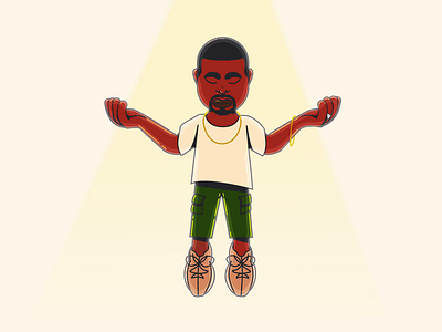 YE after effects animation art character animation character design design donda drake hiphop jezus kanye west motion rap ye yeezy