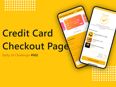 Credit Card Checkout Page