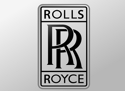 Rolls Royce logo design in Adobe Illustrator branding design graphic design illustration logo vector