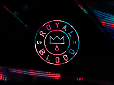 Royal Blood badge blood crown logo royal