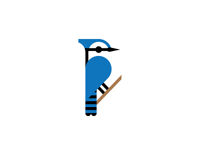 Blue Jay bird bird logo blue blue jay illustration vector