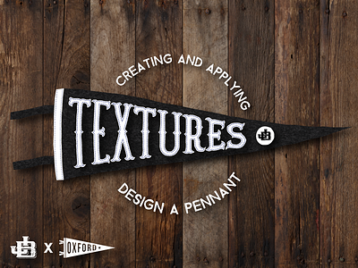 Textures Class class learn lettering oxford pennant pennant skillshare texture tutorial