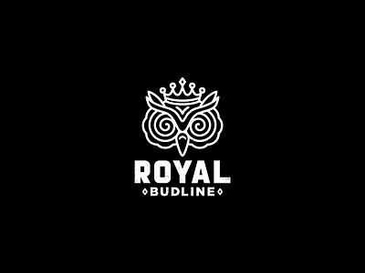 Royal Budline crown logo owl royal