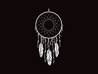 Dreamcatcher dreamcatcher feathers illustrations