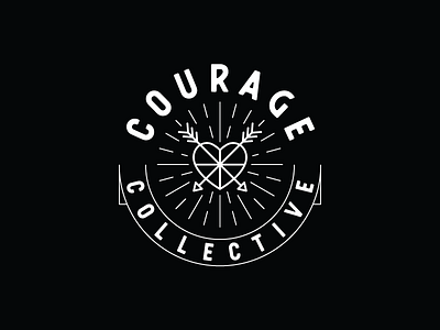 Courage Collective heart logo