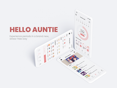 UX Case Study: Hello Auntie (UX Research, Design, Prototyping) mock up monthly subscription app prototype ux case study ux design ux research