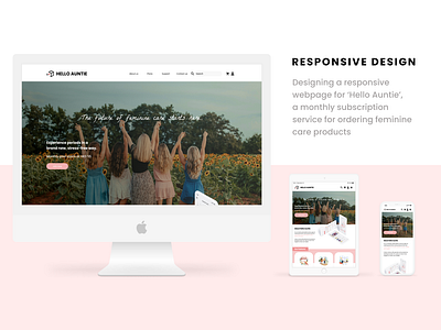 UI: Responsive design. Homepage, Monthly Subscription Service