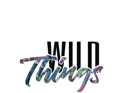 Wild Things - Typography adobe illustrator design illustration illustrator type typedesign typogaphy typography art wildlife