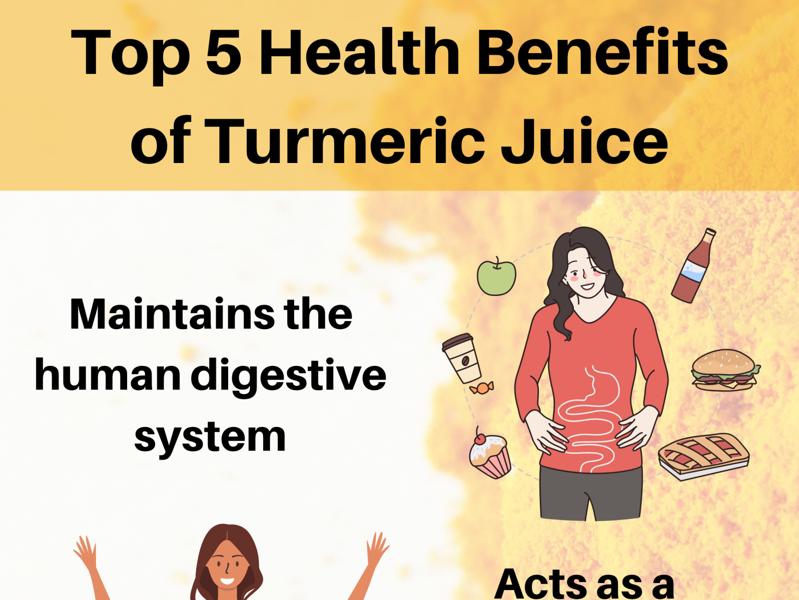 Top 5 Health Benefits of Turmeric Juice by Mike Muller on Dribbble