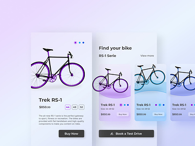 Bike Shop - Mobile Responsive bike bike shop mobile products responsive trek ui