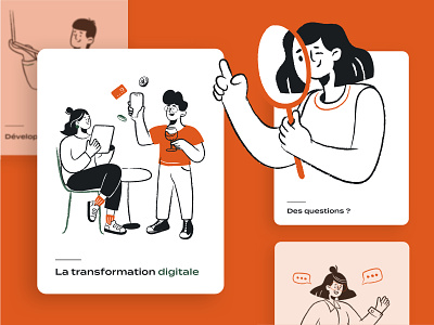 Cashpad Illustration communication design illustration illustrator order payment restaurant search searching
