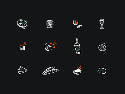 Cashpad Icons brand design brush coffee coins design good icon design icons illustration restaurant