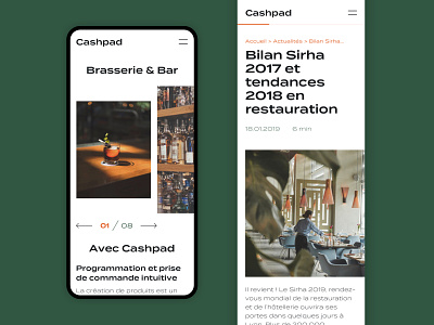 Cashpad Mobile article brand identity design display images pictures progress bar ui ui design uiux